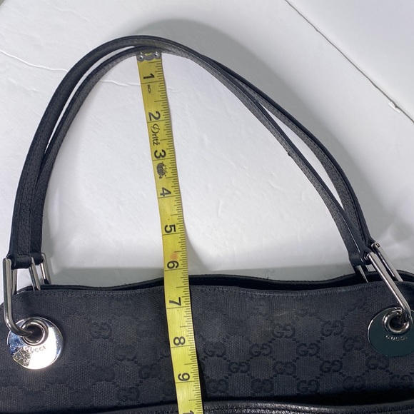 GUCCI Black GG Canvas Eclipse Bag AUTHENTIC - Picture 16 of 16